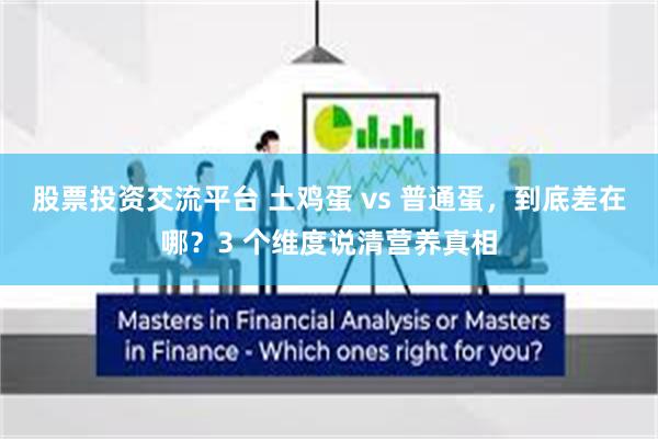 股票投资交流平台 土鸡蛋 vs 普通蛋,到底差在哪?3 个维度说清营养真相