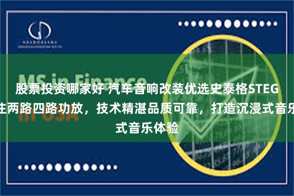 股票投资哪家好 汽车音响改装优选史泰格STEG,专注两路四路功放,技术精湛品质可靠,打造沉浸式音乐体验