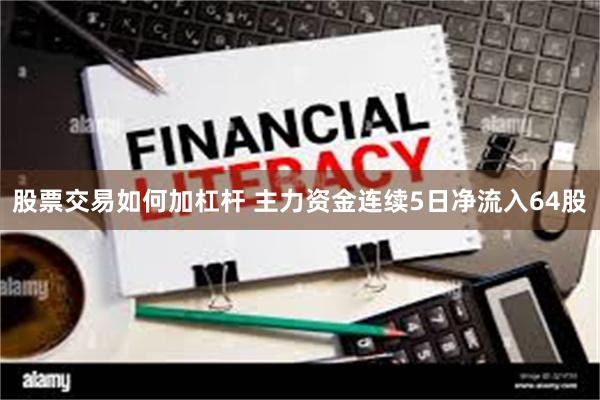 股票交易如何加杠杆 主力资金连续5日净流入64股